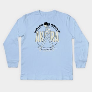 NOW AKIRA IS WAKING UP! Kids Long Sleeve T-Shirt